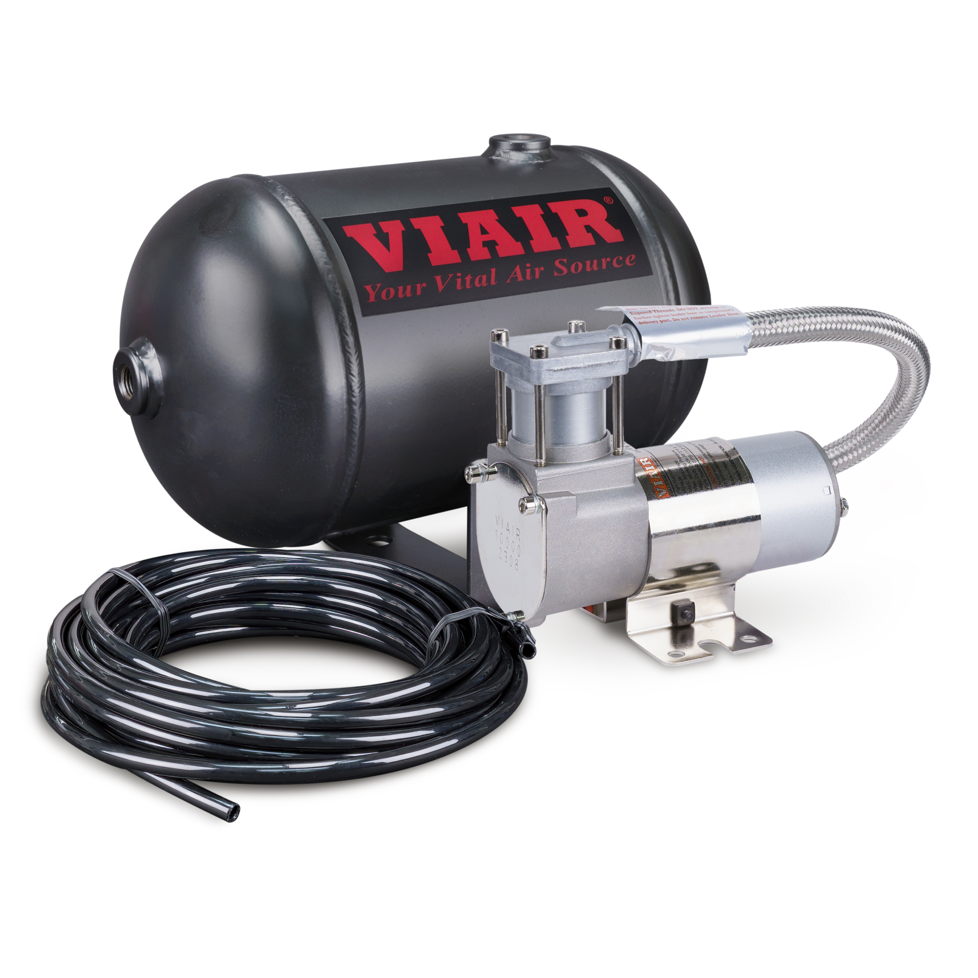 Viair, Ultra-Light Duty Onboard Air System, Horsepower 0.25 HP, Air Tank Size 1 Gal, Volts 12 Model# 10000